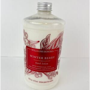 William Sonoma Winter Berry Hand Lotion Refill Bottle